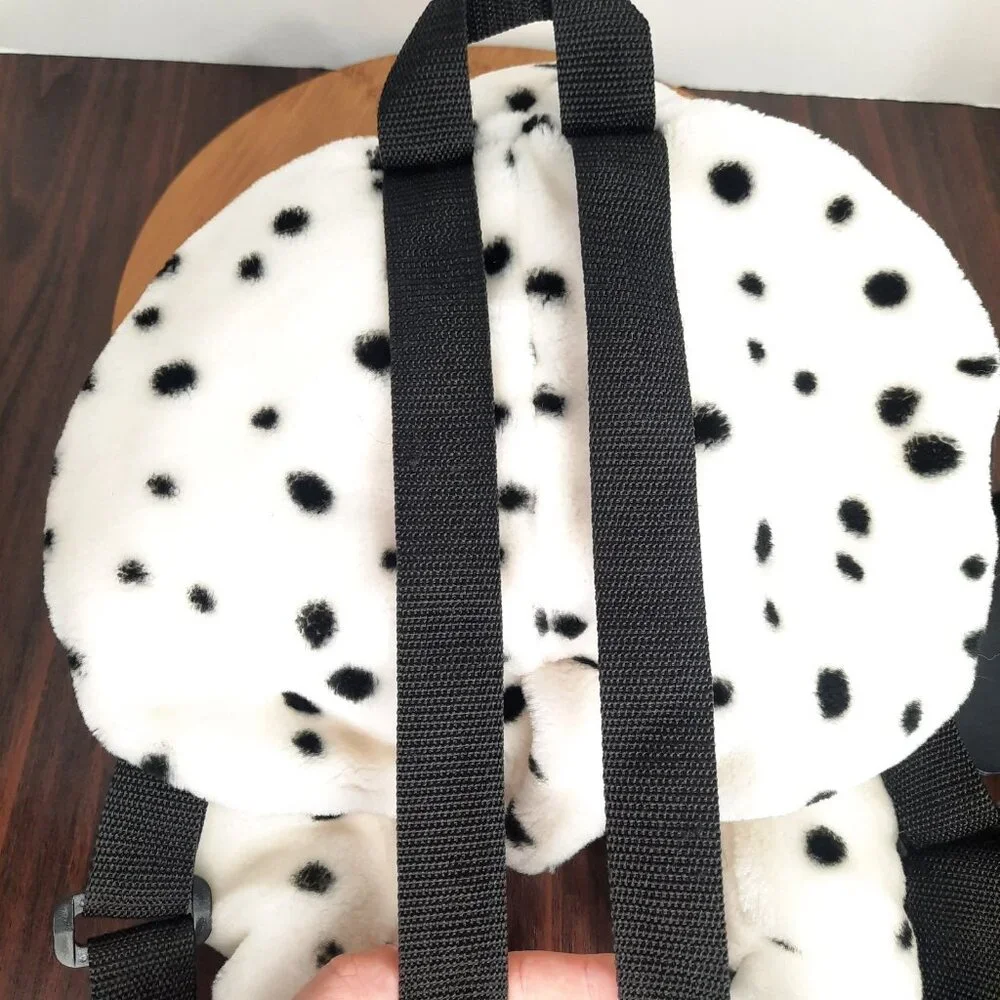 Kat-ya Backpack Dalmatian Dog Plush Bag Rave Baby Raver Emo Alt Vintage VTG 1995